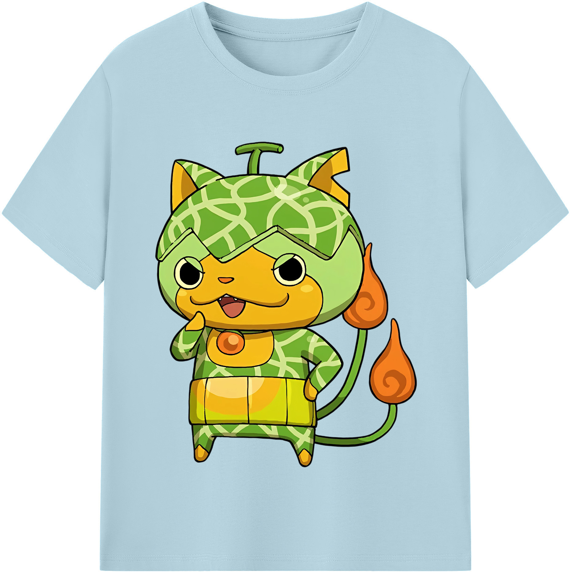 （画像用） 妖怪ウォッチ Yo-kai Watch 綿100％半袖Tシャツ（フロントプリント）